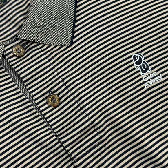 Clark Gregory Long Sleeve Polo Golf Shirt Glen Abbey Made in USA Cotton XL - Picture 5 of 7